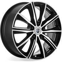 6xR15 4x100 ET35 D67.1 K&K КС896 Алмаз черный Арнар оригинал