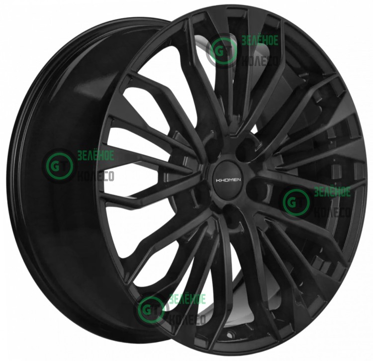 8.5xR20 5x114.3 ET30 D64.1 Khomen Wheels KHW2009 Black