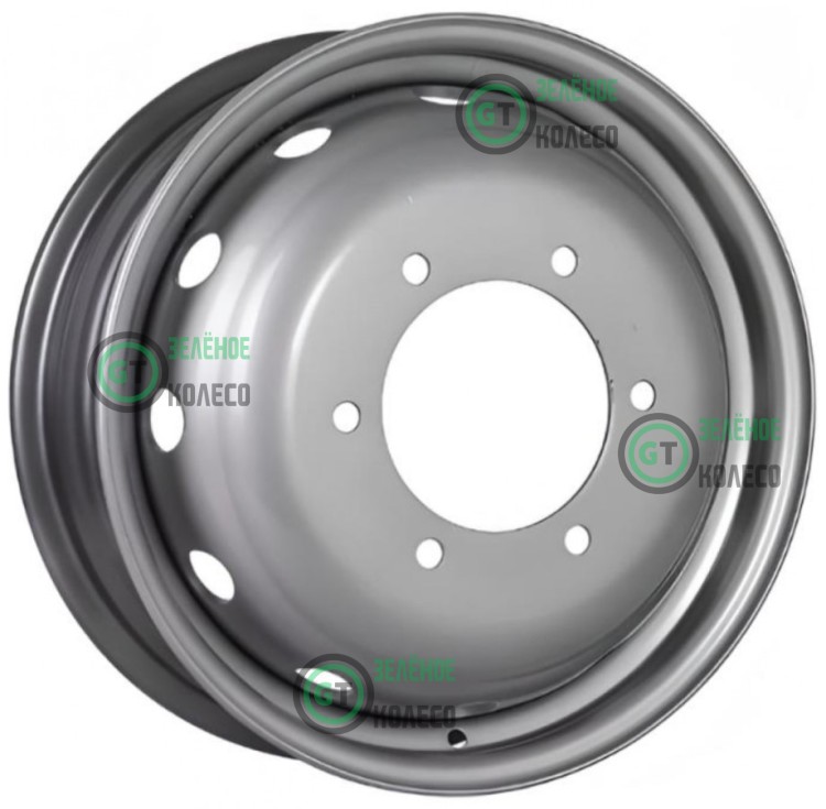 Шина 5.5xR16 6x180 ET109.5 D138.8 ТЗСК Серебро (Ford Transit) в Омске