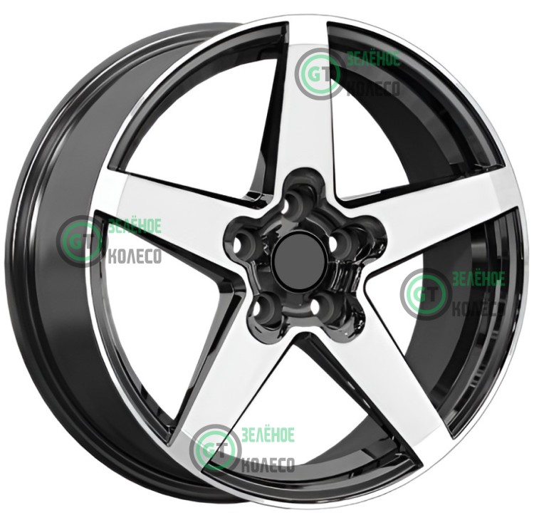 Шина 6.5xR17 5x114.3 ET37 D66.6 iFree Токен Блэк Джек в Омске