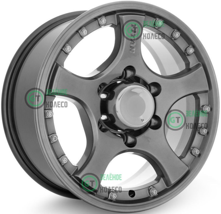 7xR16 5x139.7 ET20 D109.7 SKAD КЛ139 Титан Графит