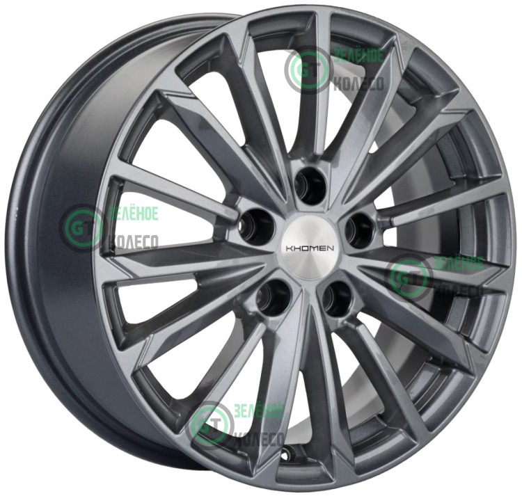 6.5xR16 5x114.3 ET45 D67.1 Khomen Wheels KHW1611 GRAY