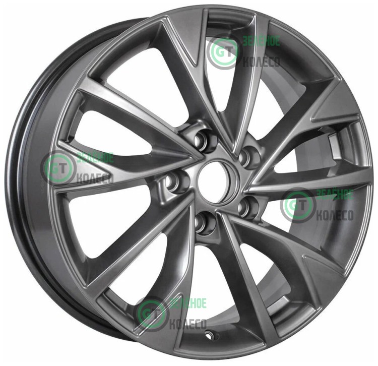 7xR17 5x114.3 ET45 D67.1 K&K KC900 Роквуд Дарк платинум