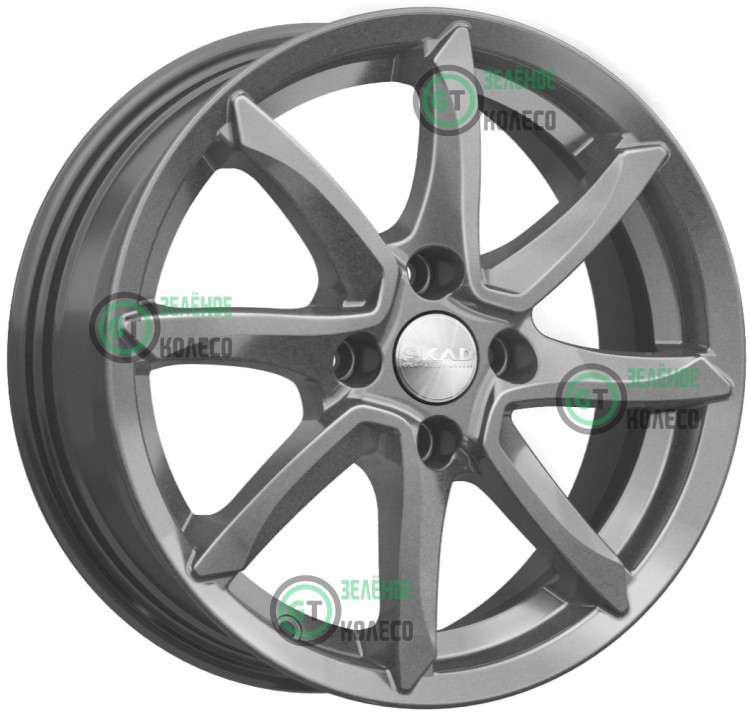 6xR15 4x100 ET45 D67.1 SKAD КЛ317 Осака Графит