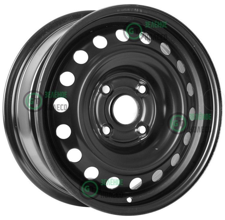 6xR15 4x114.3 ET45 DШт ТЗСК Черный (Nissan Almera)