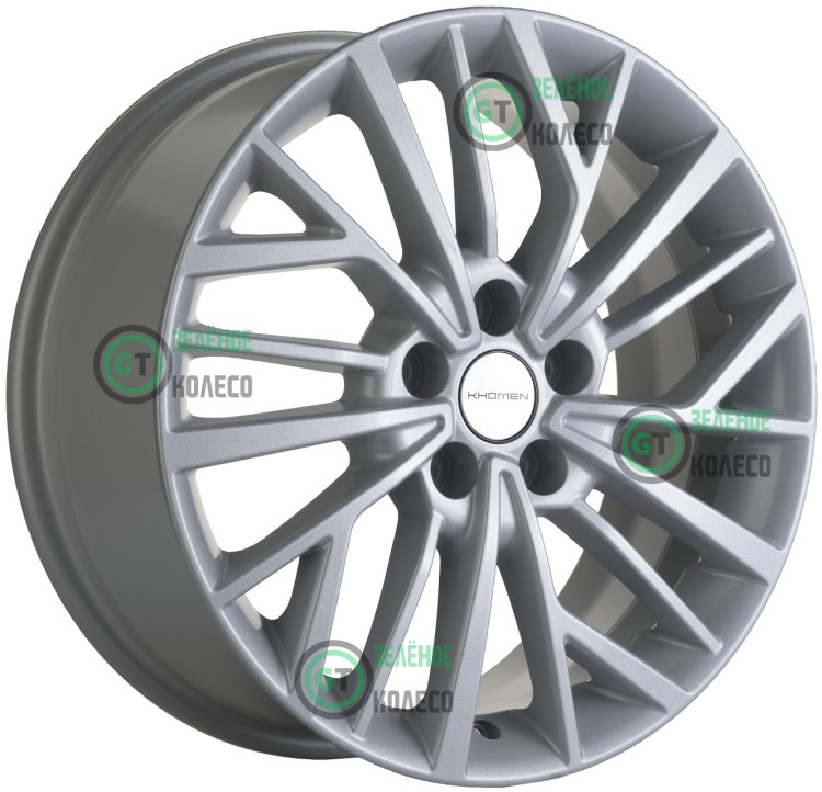 7xR17 5x108 ET40 D60.1 Khomen Wheels KHW1717 F-SILVER