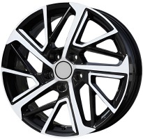 6.5xR17 4x100 ET50 D60.1 Вектор R267 Алмаз черный