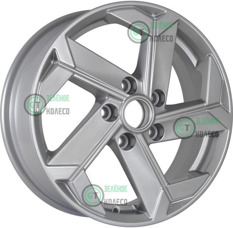 6xR16 5x114.3 ET43 D67.1 K&K КС979 Сильвер
