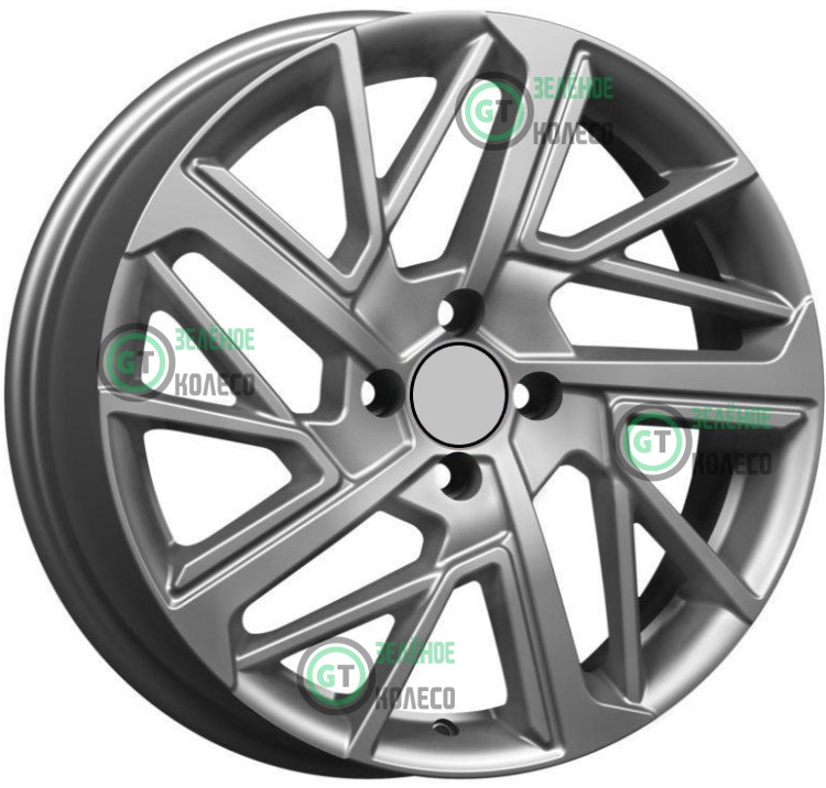 Шина 6.5xR17 5x114.3 ET37 D66.6 Вектор R267 Сильвер в Омске