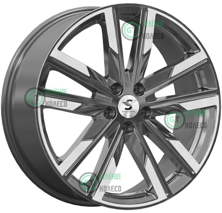 8xR20 5x114.3 ET30 D60.1 K&K КР014 Diamond Gloss Graphite