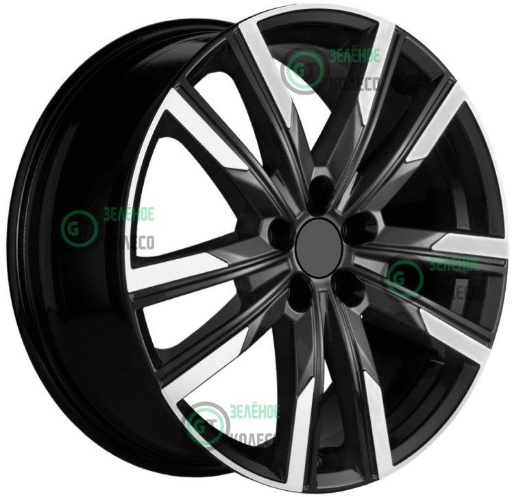 7.5xR19 5x108 ET36 D65.1 Khomen Wheels KHW1905 BLF