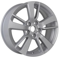 7xR17 5x114.3 ET38 D67.1 Khomen Wheels KHW1704 F-Silver