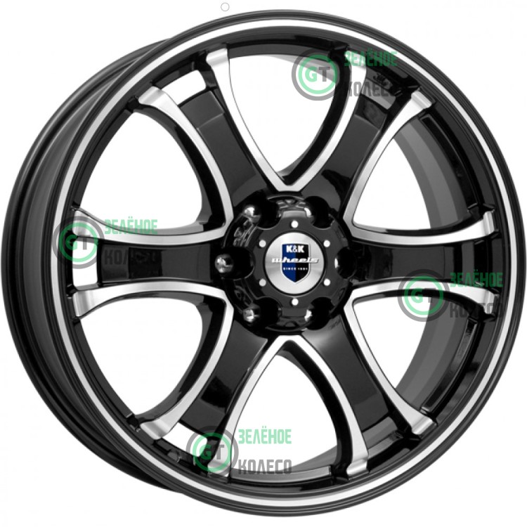 7.5xR18 6x139.7 ET33 DШт K&K КС727 Алмаз черный Балеар