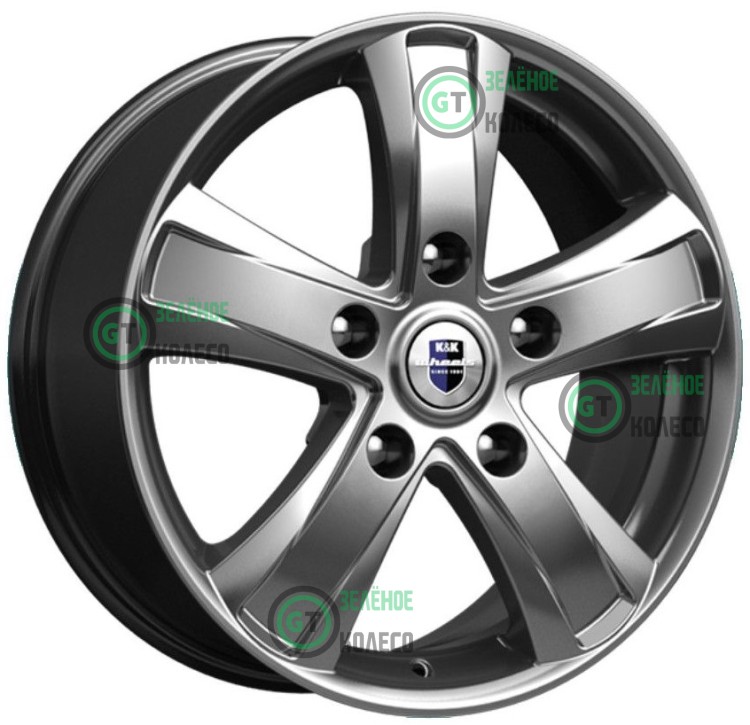 Шина 8xR18 5x150 ET40 D110.1 K&K КС479 Дарк платинум Канцлер в Омске