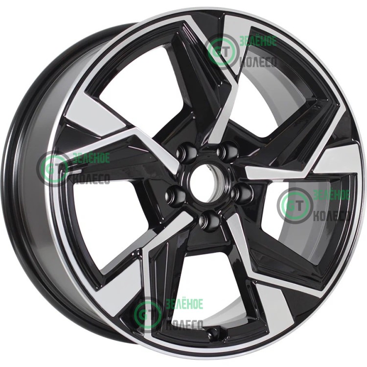 7.5xR18 5x114.3 ET33 D67.1 K&K КС1012 Кайан Алмаз черный