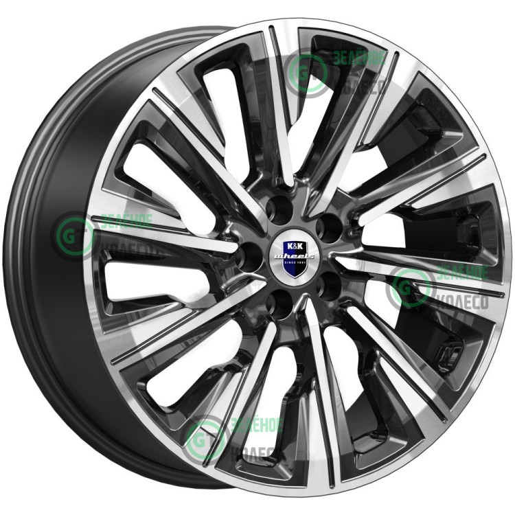 7.5xR19 5x108 ET49 D63.3 K&K КС1039 Галего Дарк платинум