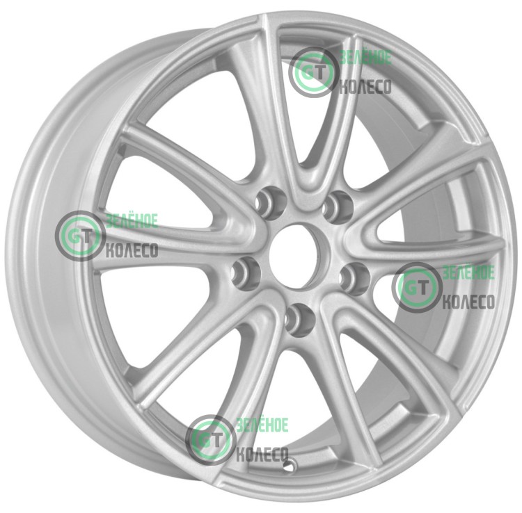 6.5xR16 5x114.3 ET43 D67.1 Tech Line 672 Silver 6.5xR16 5x114.3 ET43 D67.1 Tech Line 672 Silver
