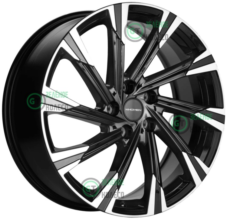 7.5xR19 5x114.3 ET48 D67.1 Khomen Wheels KHW1901 BLF