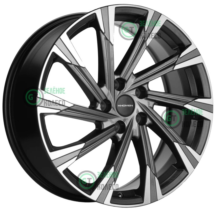 7.5xR19 5x108 ET36 D65.1 Khomen Wheels KHW1901 GRF