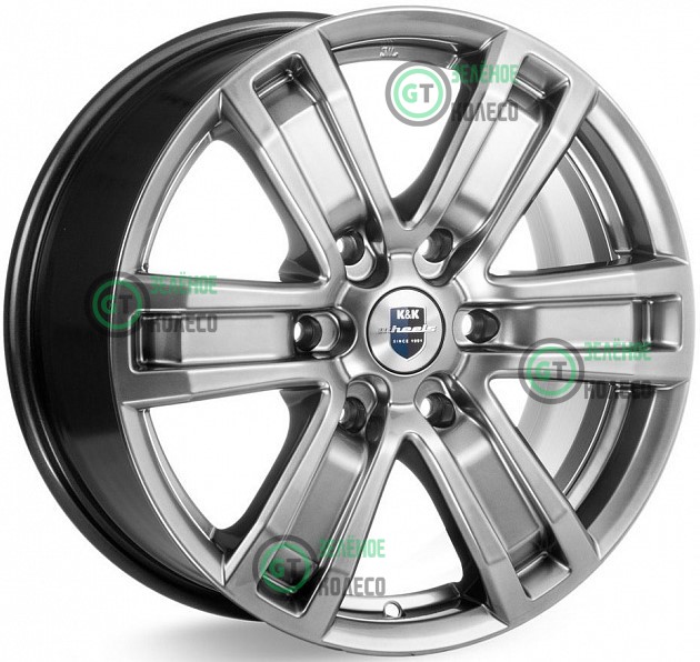 7.5xR17 6x139.7 ET25 D106.1 K&K КС457 Рольф Дарк платинум R-7 7.5xR17 6x139.7 ET25 D106.1 K&K КС457 Рольф Дарк платинум R-7