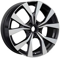 7xR19 5*108 ET45 D65.1 Khomen Wheels KHW1906 BLF