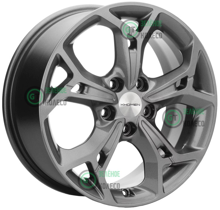 7xR17 5x112 ET40 D57.1 Khomen Wheels KHW1702 GRAY