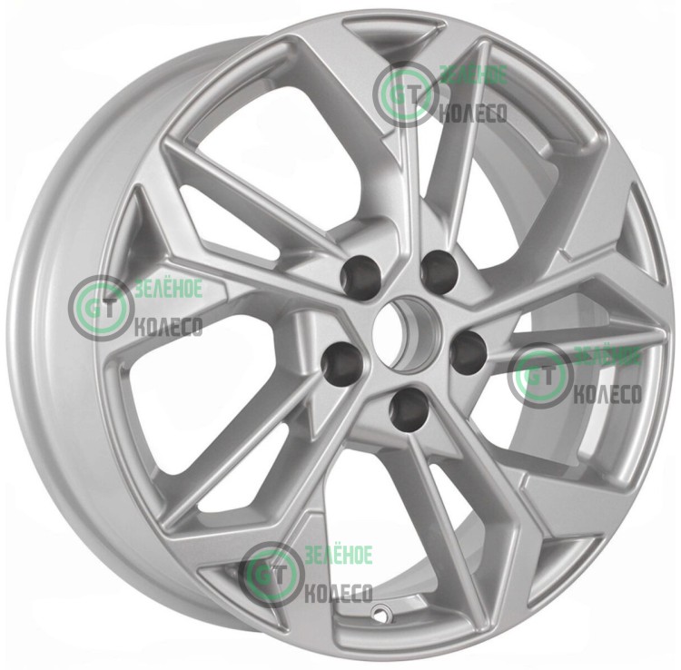 6.5xR17 5x114.3 ET40 D64.1 K&K КС1062 Сильвер