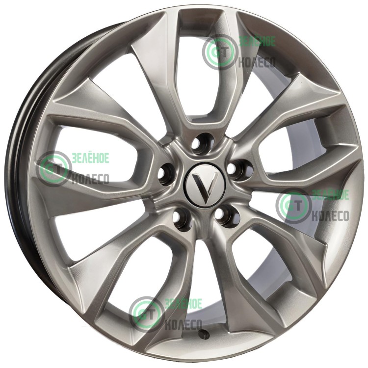 7xR18 5x114.3 ET45 D67.1 Вектор R202 Сильвер