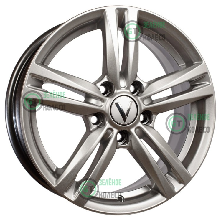 6xR16 5x112 ET43 D57.1 Вектор B217 Сильвер S