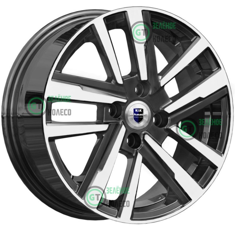 6xR15 4x98 ET33 D58.5 K&K КС1034 Хант Алмаз черный