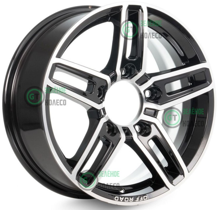 6.5xR16 5x139.7 ET40 D98 K&K КС588 Алмаз черный Дон