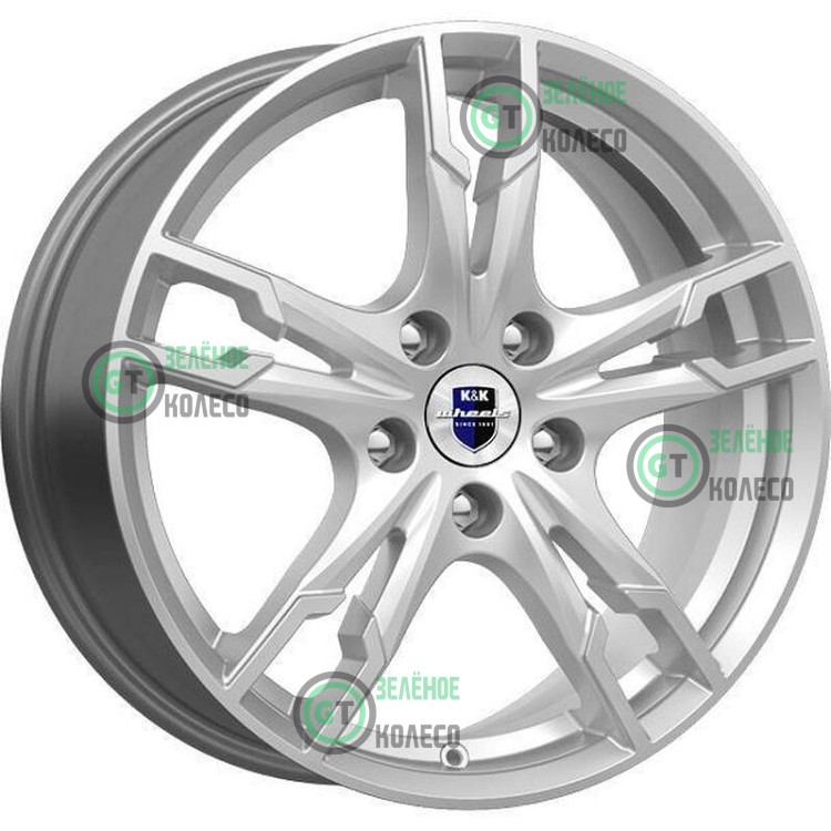 7xR17 5x114.3 ET50 D67.1 K&K КС875 Солар Сильвер