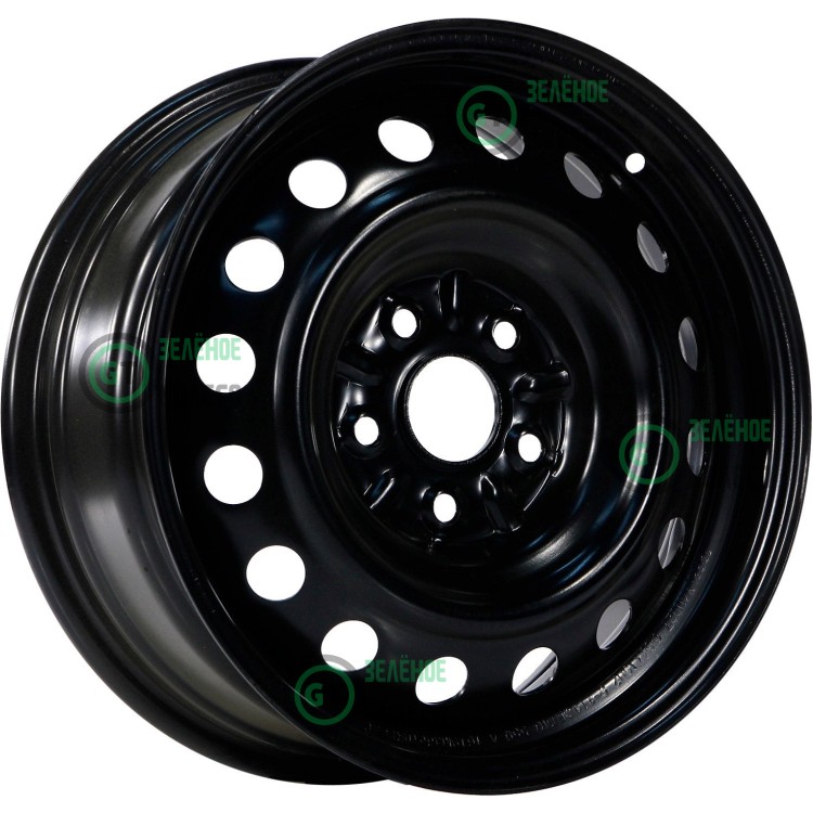 6xR15 5x114.3 ET45 D67.1 Trebl Black (штамп.)