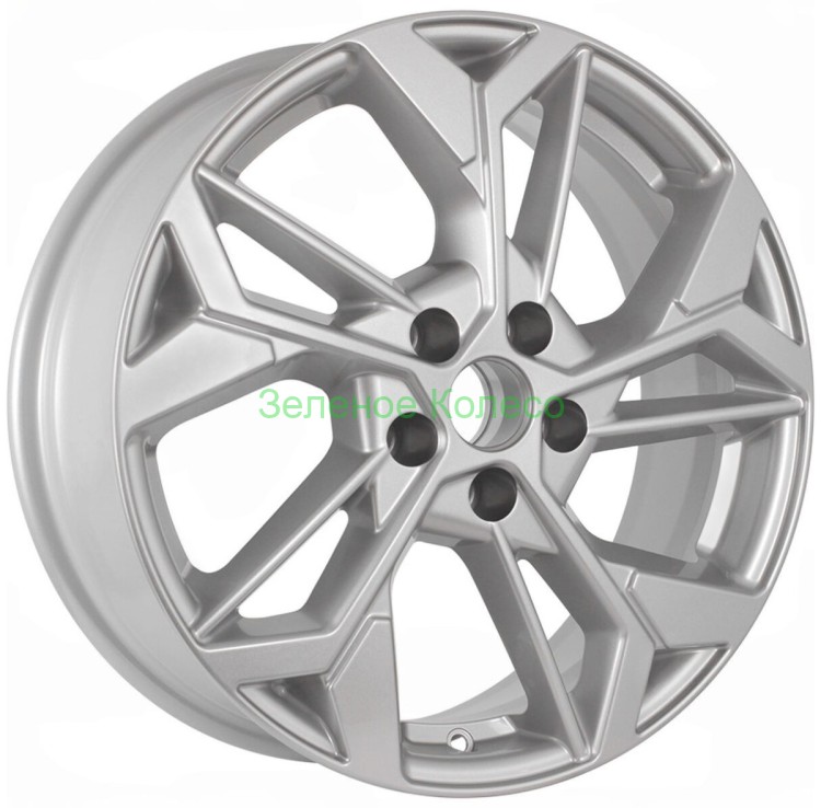 Шина 6.5xR17 5x114.3 ET37 D66.6 K&K КС1062 Сильвер в Омске
