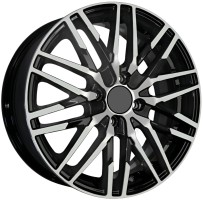 6xR16 5x114.3 ET43 D67.1 Вектор B229 Алмаз черный