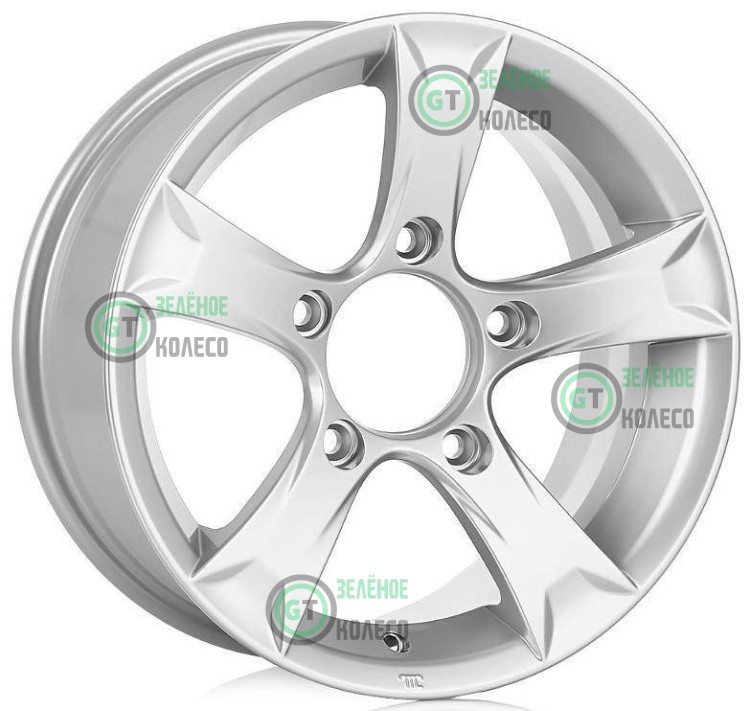 6.5xR15 5x139.7 ET5 D110.1 K&K КC621 Сильвер Триал