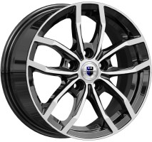 6.5xR15 5x114.3 ET42 D67.1 K&K КС1048 Фрост Алмаз чёрный