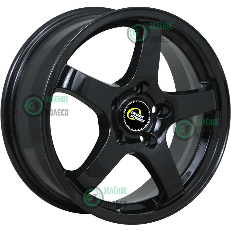 6xR15 4x114.3 ET44 D56.6 Cross Street Cr-14 BLACK