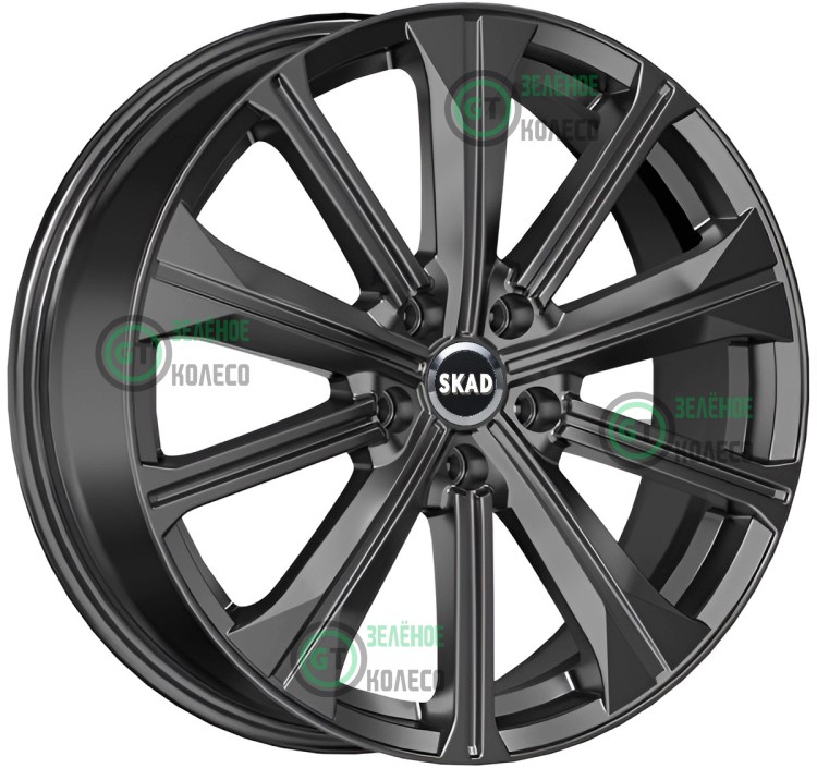 7xR19 5x114.3 ET40 D66.6 SKAD КР013 Fury black