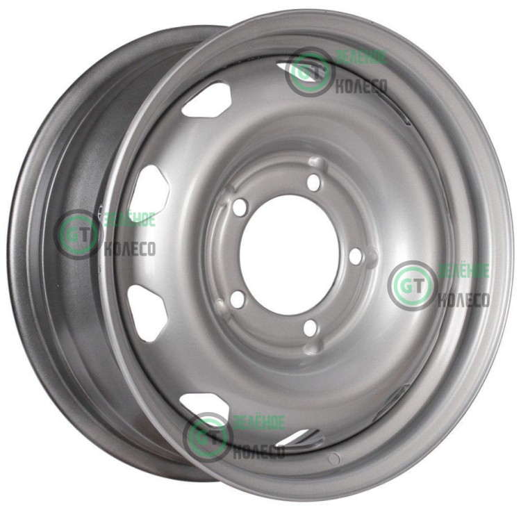 Шина 6.5xR16 5x139.7 ET40 DШт ТЗСК Серебро (УАЗ) в Омске Шина 6.5xR16 5x139.7 ET40 DШт ТЗСК Серебро (УАЗ) в Омске