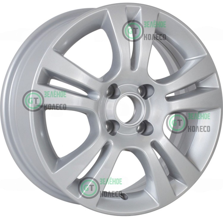 6xR15 4x100 ET50 D60.1 K&K КС445 Сильвер