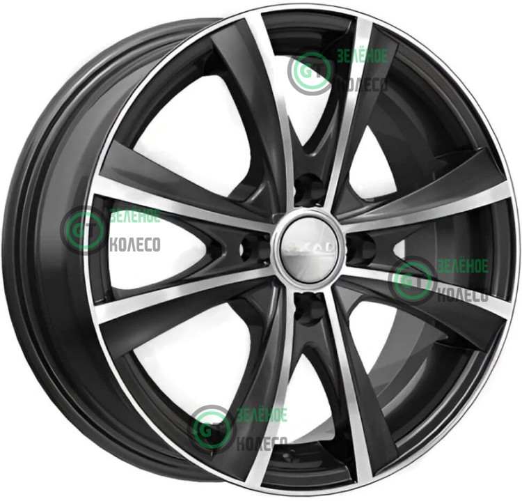 Шина 5.5xR14 4x100 ET49 D56.6 SKAD КЛ248 Мальта Алмаз в Омске