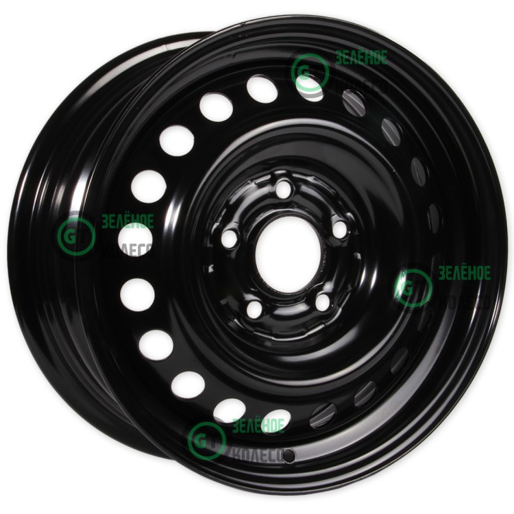 6.5xR17 5x114.3 ET45 D54.1 Trebl Black штамп.