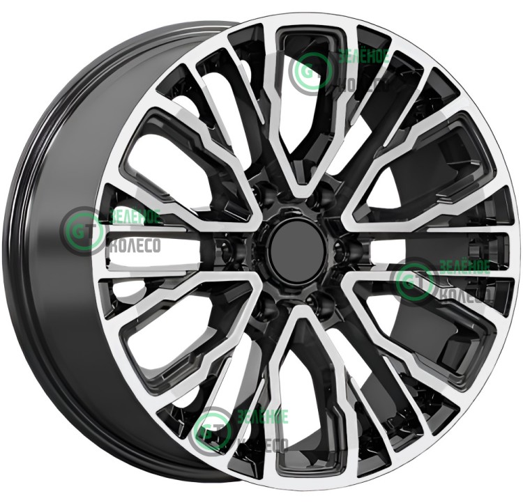 8.5xR19 6x139.7 ET25 D106.1 K&K Кортес Алмаз черный