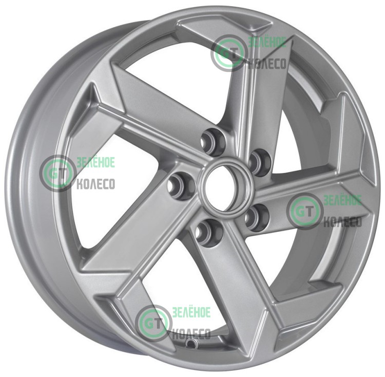 6xR16 5x114.3 ET43 D67.1 K&K КС979 Сильвер