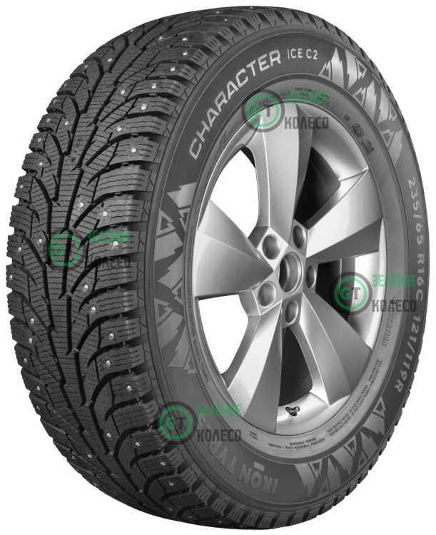 Шина Ikon Tyres Character Ice C2 195/75 R16C шип в Омске