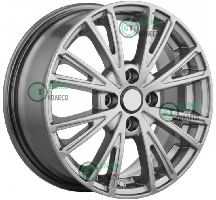 6xR15 4x100 ET46 D54.1 K&K КС888 Меандр Дарк платинум