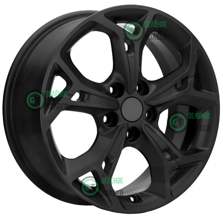 7xR17 5x110 ET45 D67.1 Khomen Wheels KHW1702 BLACK
