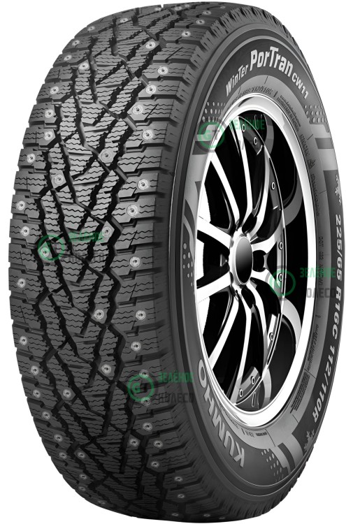 Шина Kumho Winter Portran CW11 205/75 R16C шип в Омске