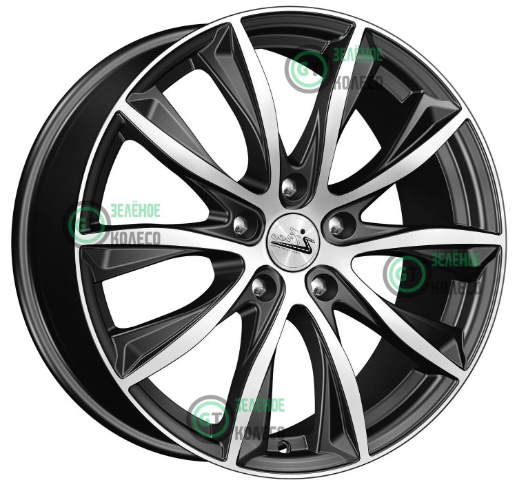 Шина 7.5xR18 5x100 ET38 D67.1 iFree КС684 Блэк джек Каzантип в Омске